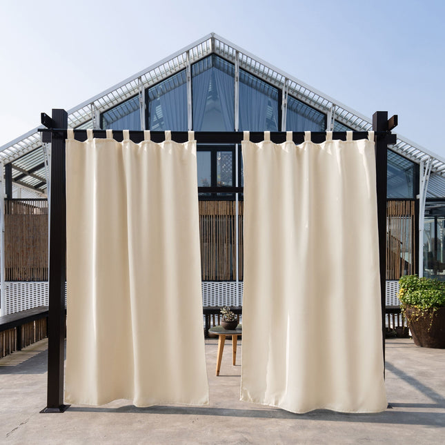 Cortina de exterior para terraza coral