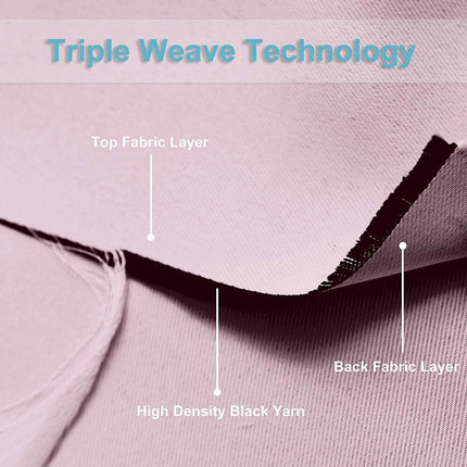 Cortina opaca para salón con ojales