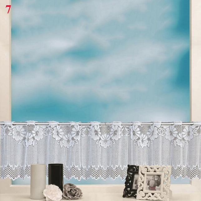 Visillo de cocina estilo café