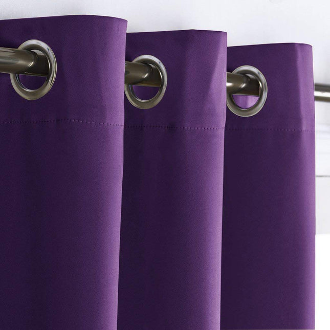 Cortina opaca para salón con ojales