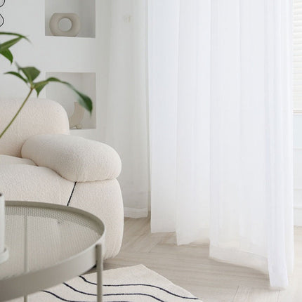 Visillo Blanco para Salón Moderno