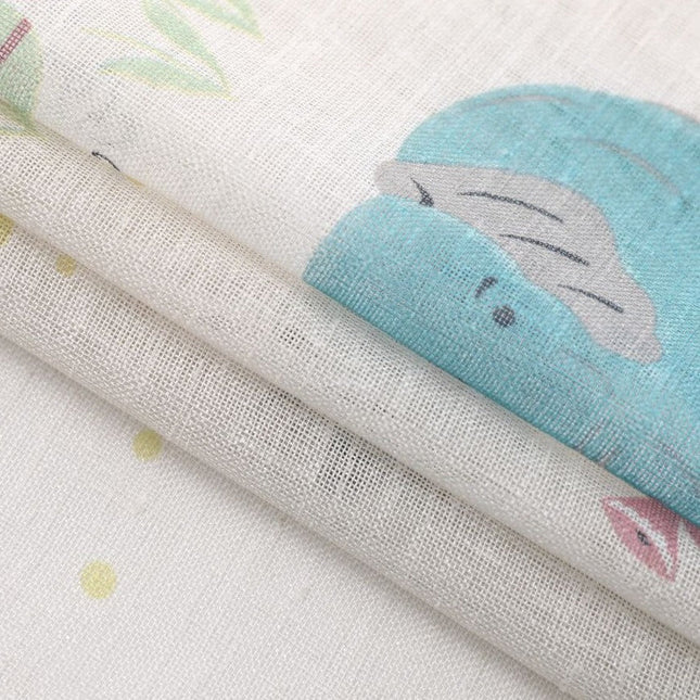 Visillo infantil con estampado de búhos