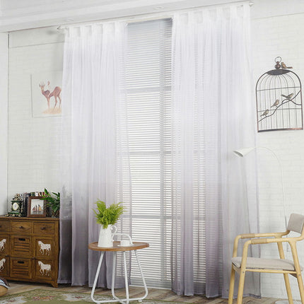 Visillo de exterior con efecto degradado.