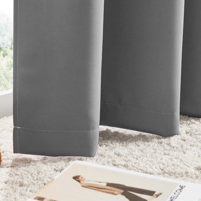 Cortina blackout degradada para dormitorio