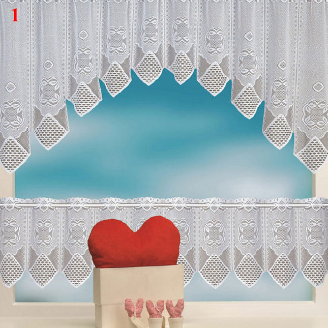 Visillo de cocina estilo café