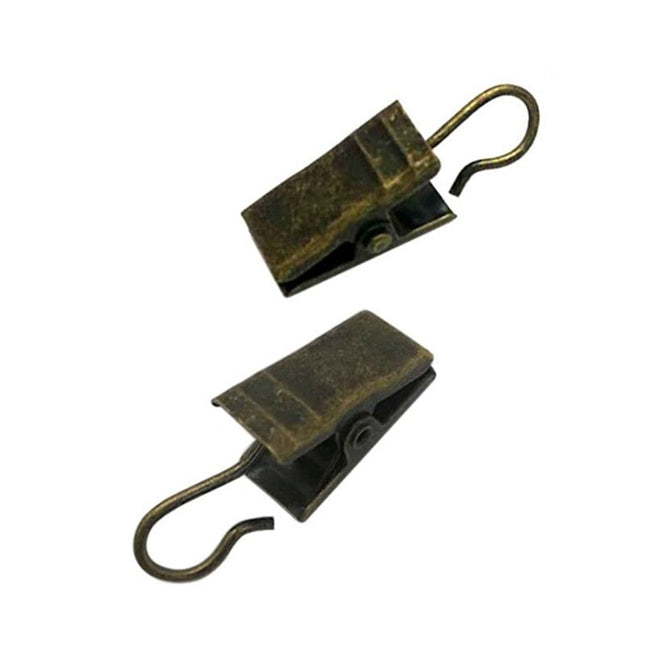Ganchos con pinzas para colgar cortinas