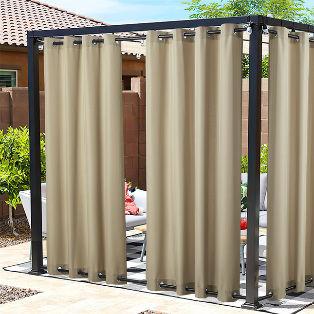 Cortina para cenador de jardín exterior