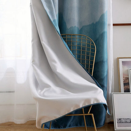 Cortina Opaca Diseño Degradado Moderno