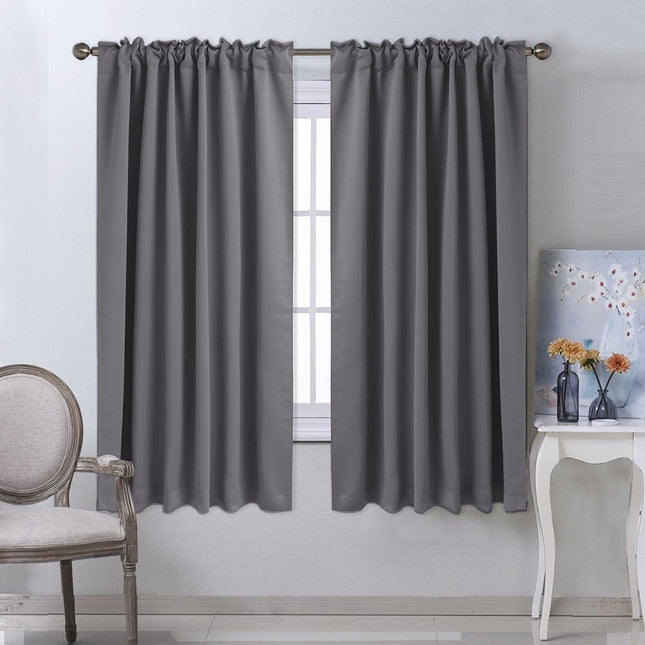 Cortina opaca térmica para habitación