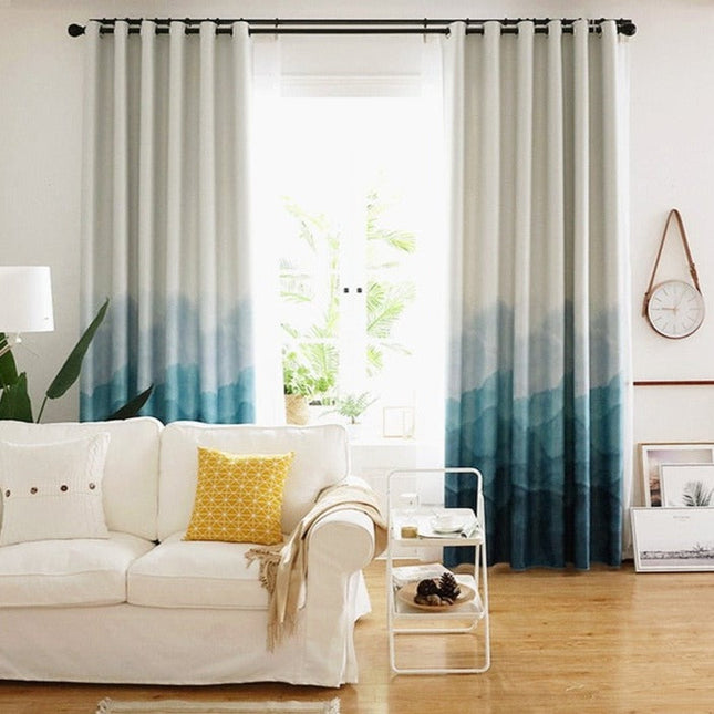 Cortina Opaca Diseño Degradado Moderno