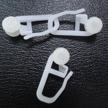 Ganchos con rueda para riel cortina