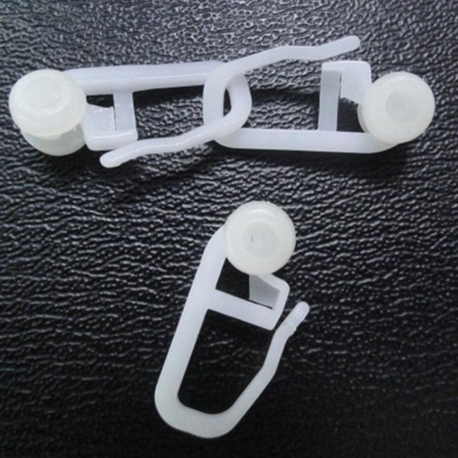 Ganchos con rueda para riel cortina