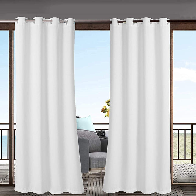 Cortina Exterior Blanca para Jardín
