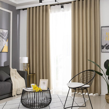 Cortina Opaca Térmica Color Beige