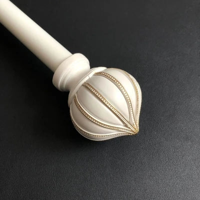 Barra de cortina de metal vintage