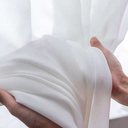 Visillo Blanco Efecto Lino Translúcido