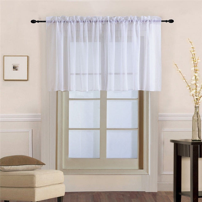 Visillo corto para ventana de cocina