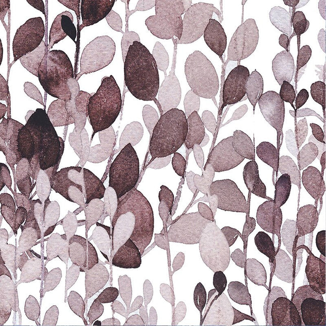 Cortina de exterior con estampado hojas