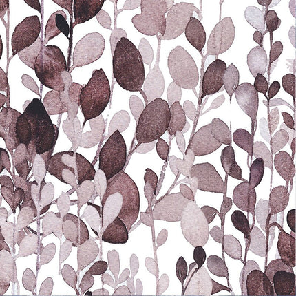 Cortina de exterior con estampado hojas