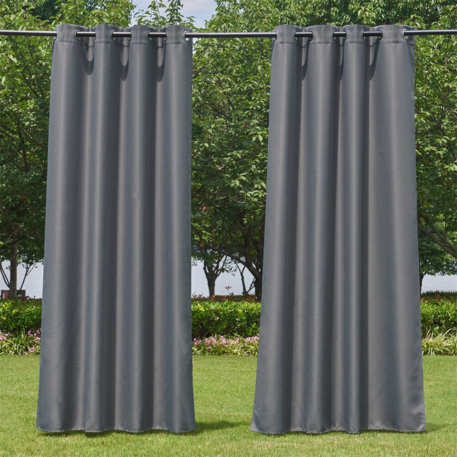 Cortina exterior impermeable para jardín