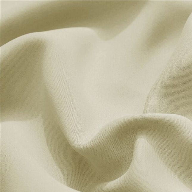 Cortina de exterior impermeable color crema