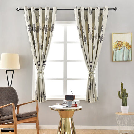 Cortina Opaca Infantil Estampado Bosque