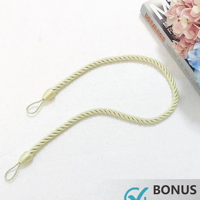 Visillo de exterior blanco con ojales.