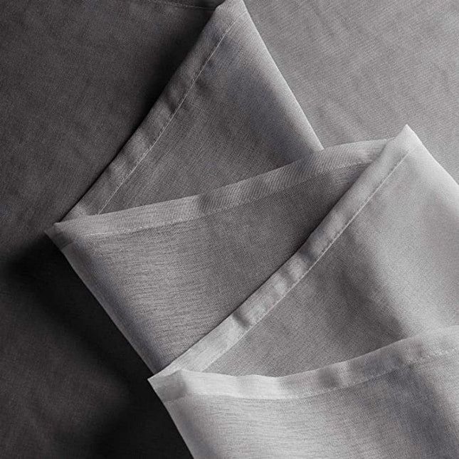 Visillo degradado de negro a blanco