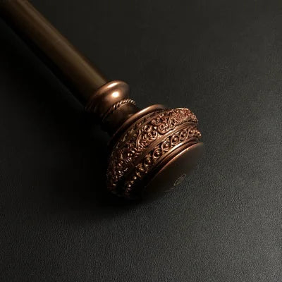 Barra de cortina de metal vintage