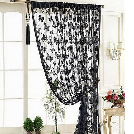 Visillo con mariposas para habitación