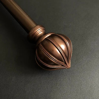 Barra de cortina de metal vintage