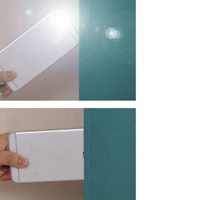 Cortina opaca térmica color verde azulado