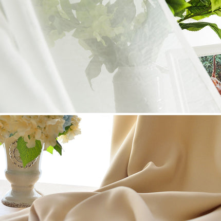 Cortina opaca para terraza y jardín