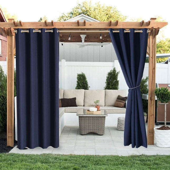 Cortina impermeable para jardín y patio