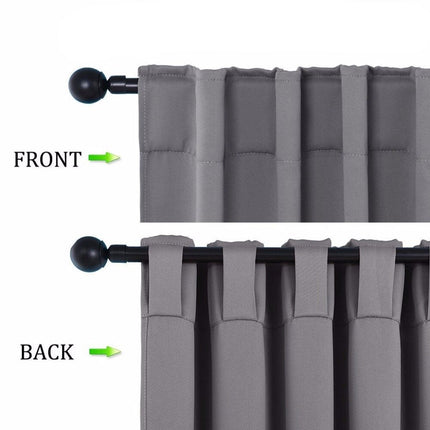 Cortina opaca térmica para habitación