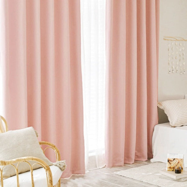 Cortina Opaca Lisa para Dormitorio