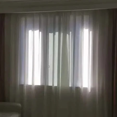 Cortina Visillo Blanco Tela Ligera