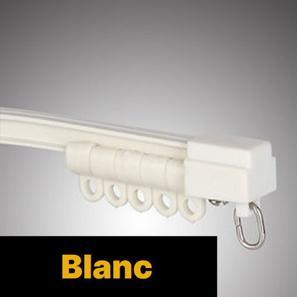 Riel de Cortina Flexible Moldeable