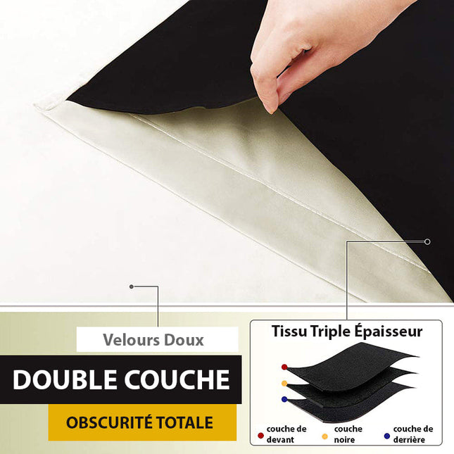 Cortina térmica opaca amarillo mostaza