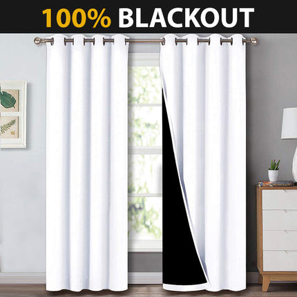 Cortina Acústica Opaca Color Blanco