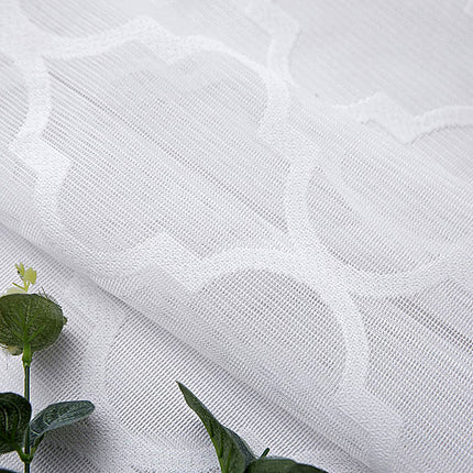 Visillo con estampado geométrico marroquí