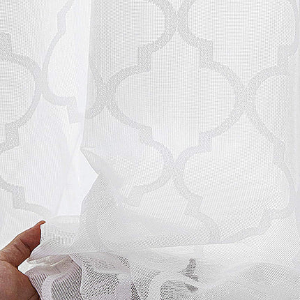 Visillo con estampado geométrico marroquí