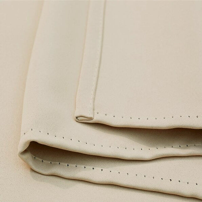 Cortina de exterior resistente color beige