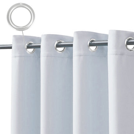 Cortina blanca para cenador de jardín