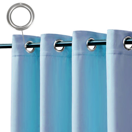 Cortina de exterior azul cielo impermeable