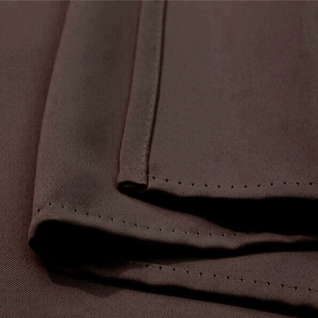 Cortina exterior opaca color chocolate