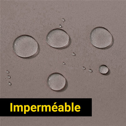 Cortina Terraza Impermeable color Topo