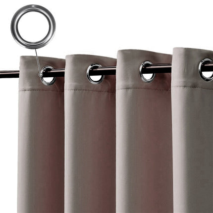 Cortina Terraza Impermeable color Topo