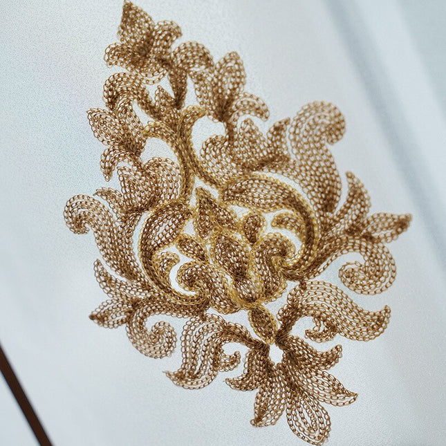 Visillo Plegable Bordado para Salón