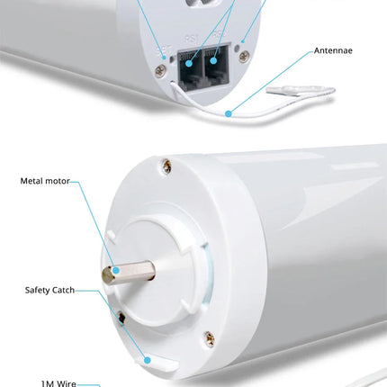 Riel para cortina eléctrico inteligente
